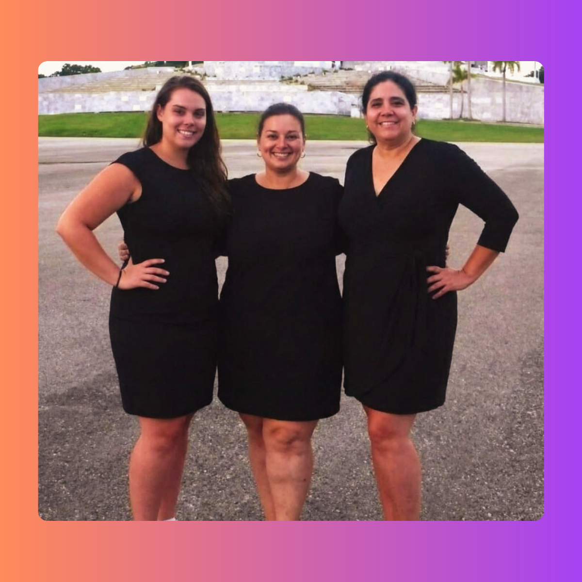 Griselle Garcia team with background