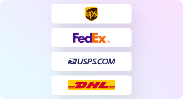 Shipment Tracking with UPS, FedEx, USPS for immigration law professionals