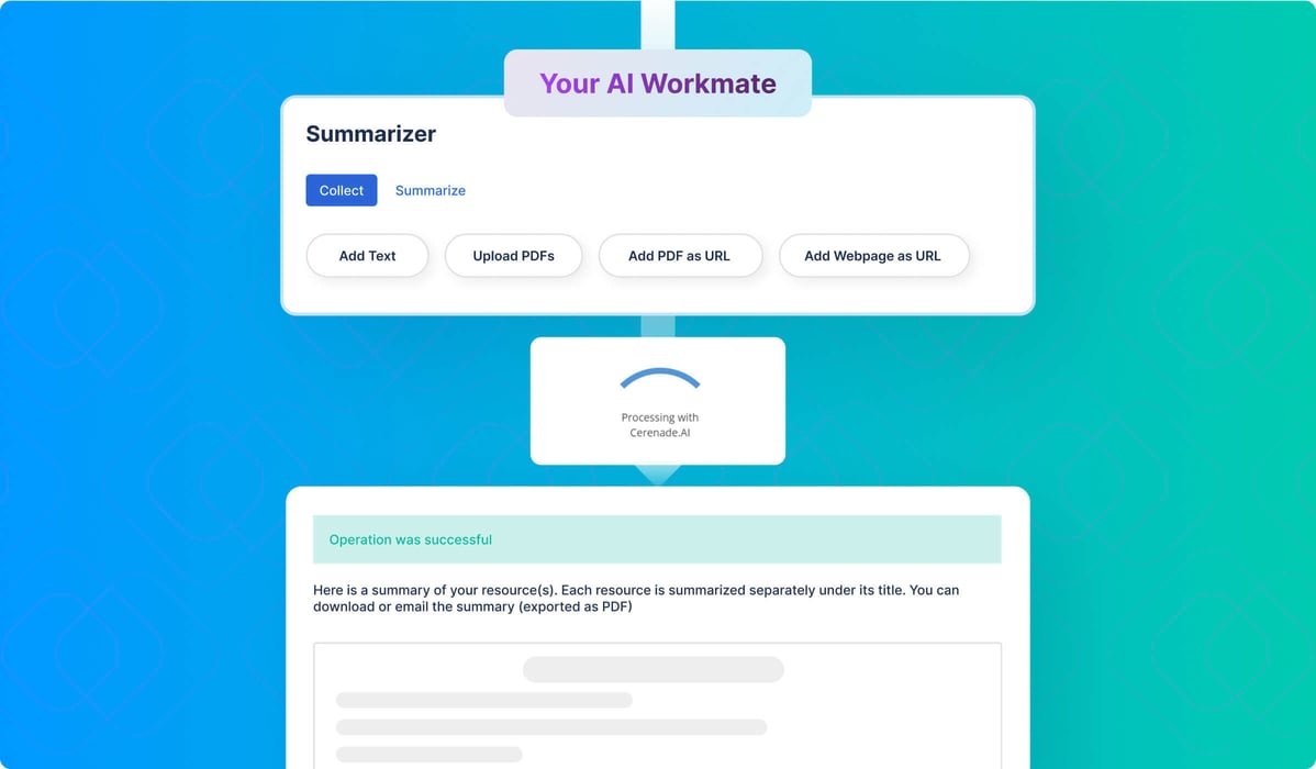 Summarizer AI workflow