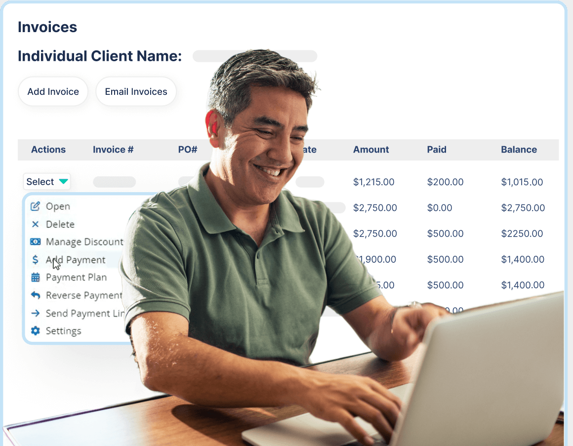 immigration attorey using eimmigration Invoicing