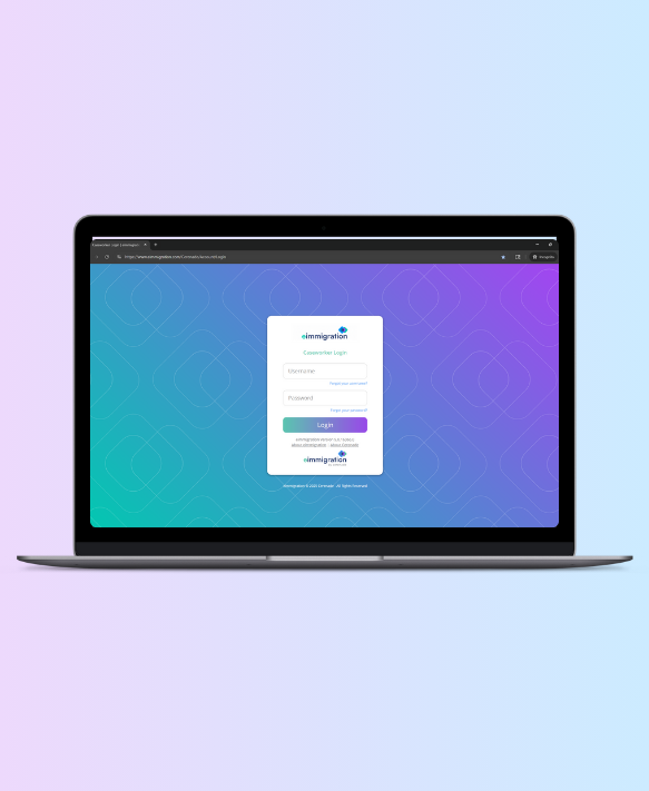 eimmigration login screen
