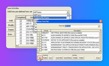 digital forms solution for immigration law professionals